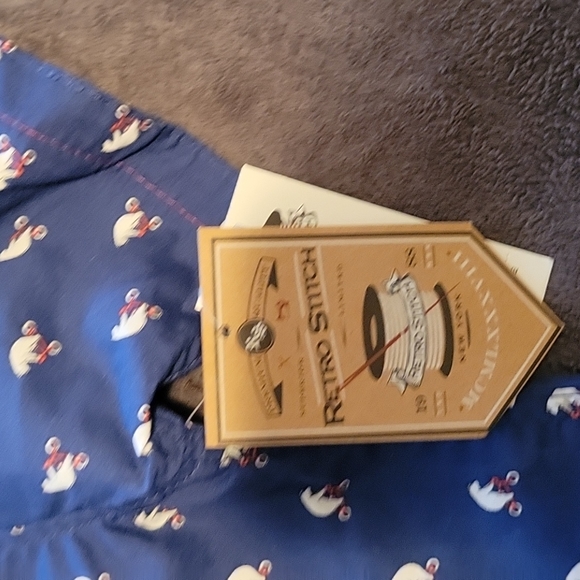 Brand New Retro Stitch Polar Bear button down Shirt - Picture 5 of 7